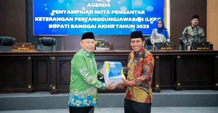 Wakil Bupati Banggai dan ketua DPRD Banggai (Dok.Dkisp kabupaten Banggai)