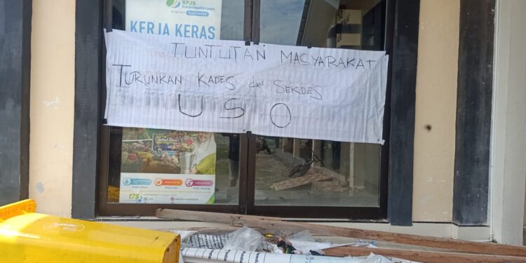 Kantor desa uso, kecamatan batui, kabupaten Banggai Disegel. (Dok.Ist)